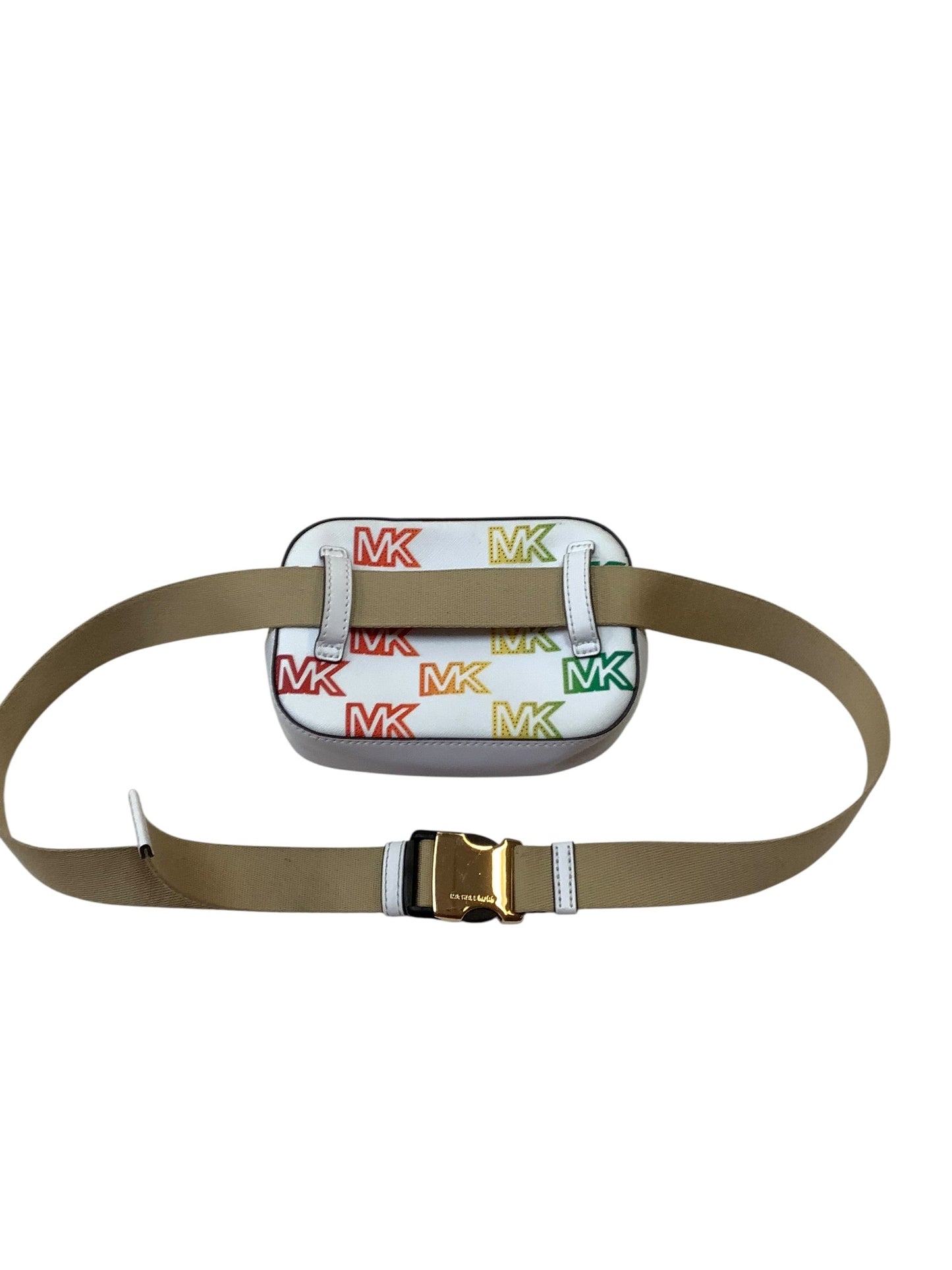 Belt Bag Designer By Michael Kors In White, Size:Small