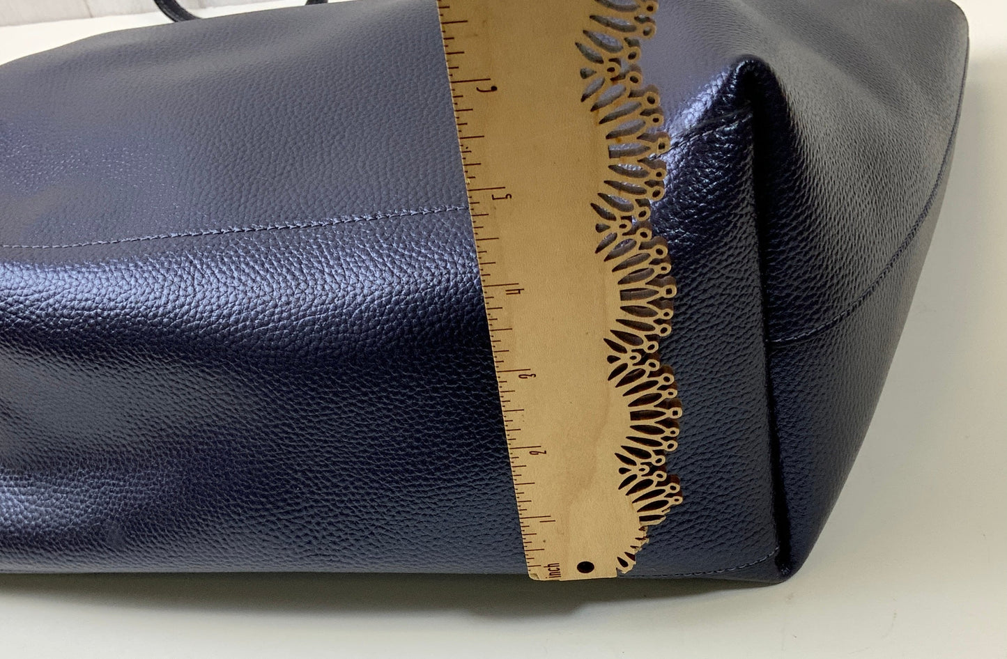 Tote Designer By Coach In Blue, Size:Large