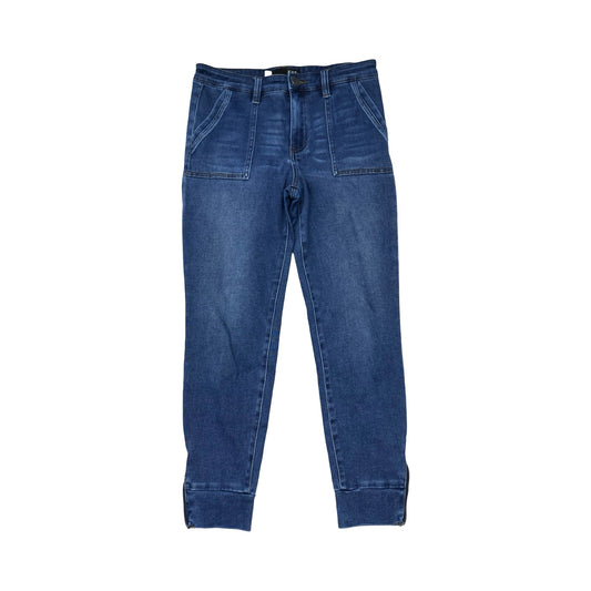 Jeans Straight By Kut In Blue Denim, Size:6
