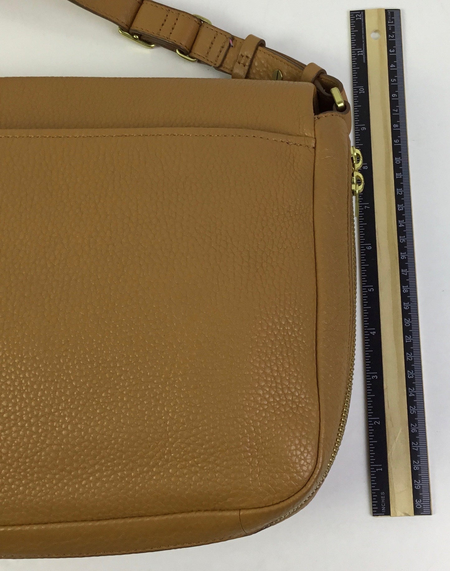 Crossbody Leather By Fossil, Size: Medium