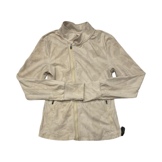 Athletic Jacket By Zyia In Beige, Size:L