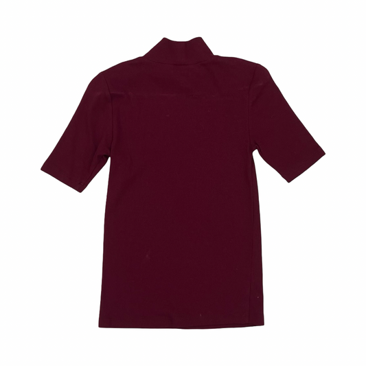 Top Ss By Loft In Maroon, Size:Xs