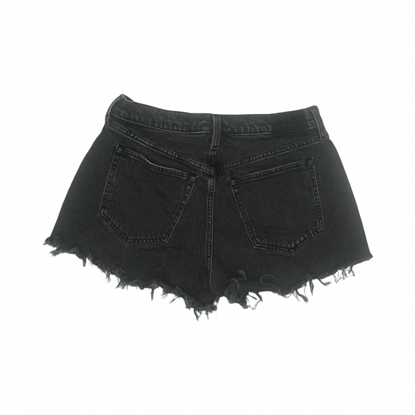Shorts By Abercrombie And Fitch In Black Denim, Size:6