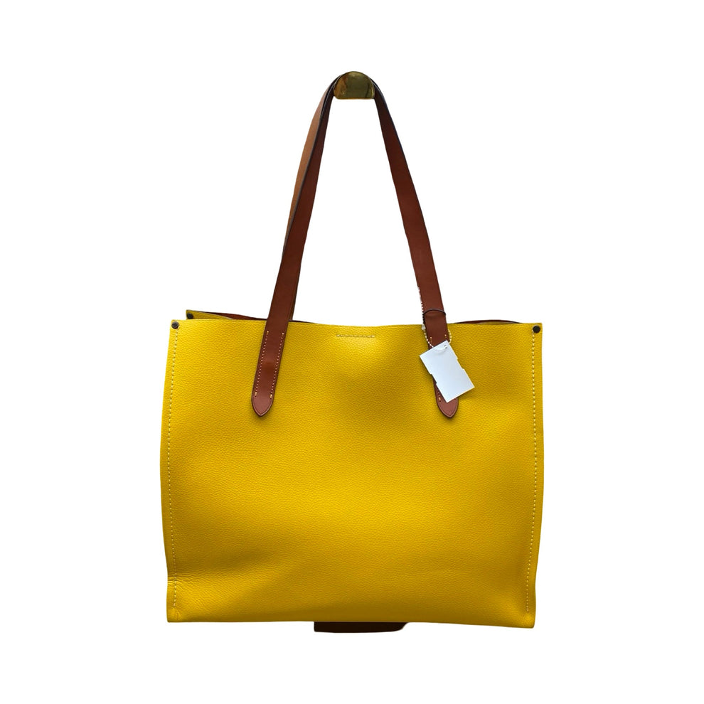 Tote Designer By Coach In Yellow, Size:Large – Clothes Mentor