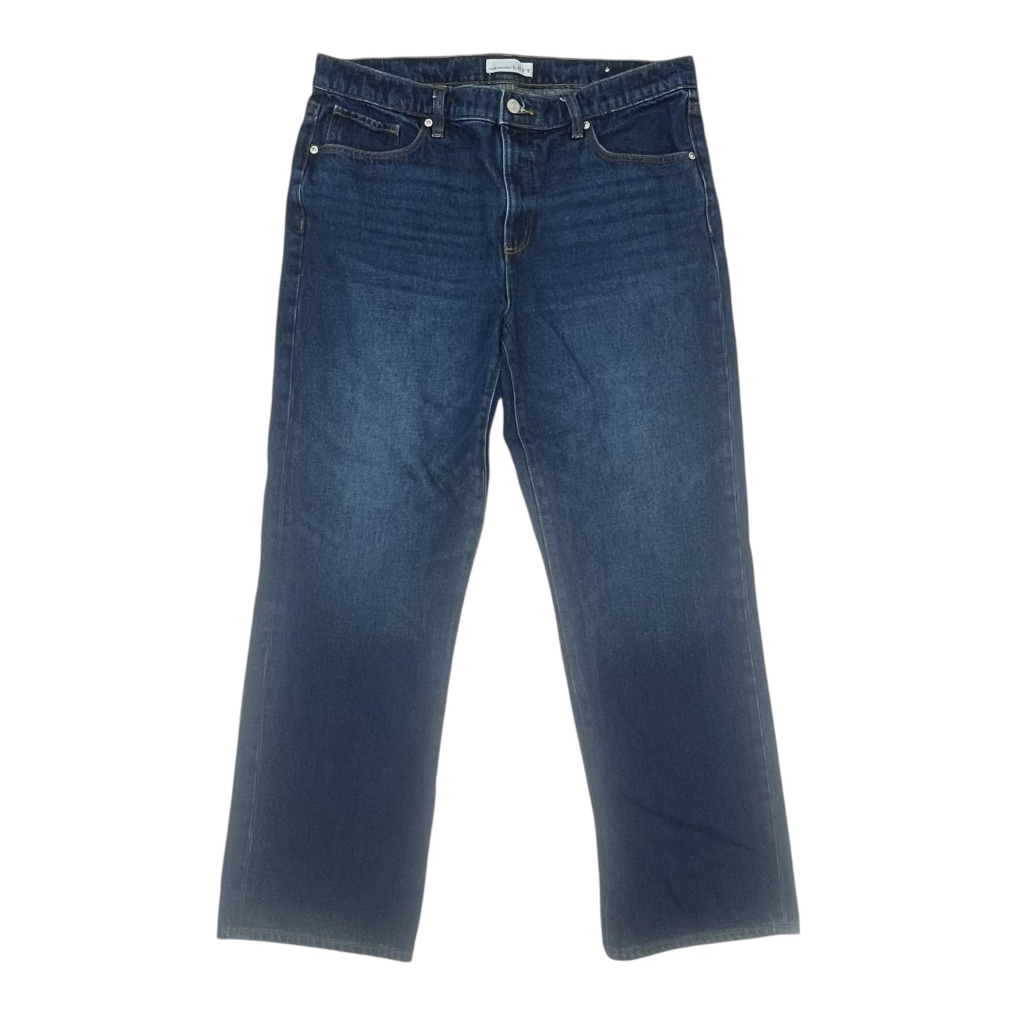 Jeans Straight By Loft In Blue Denim, Size:12