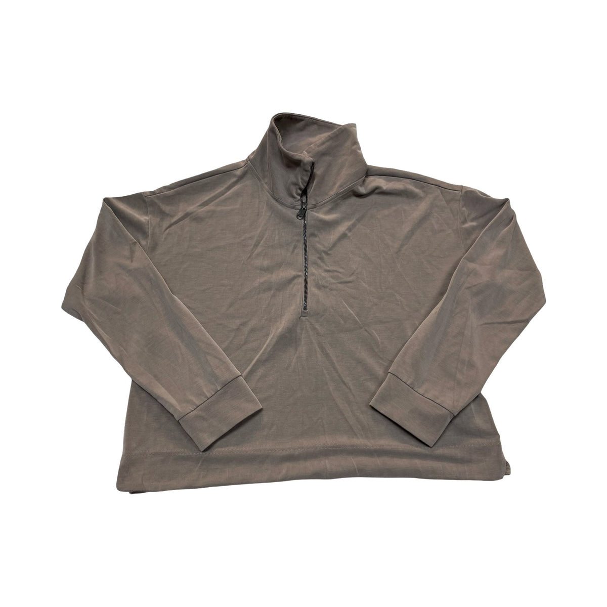 Athletic Jacket By Athleta In Brown, Size:L
