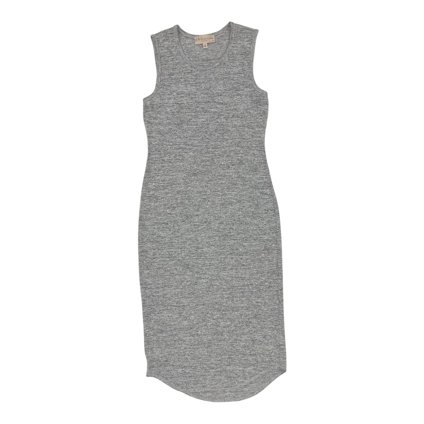 Dress Casual Midi By Philosophy In Grey, Size:M