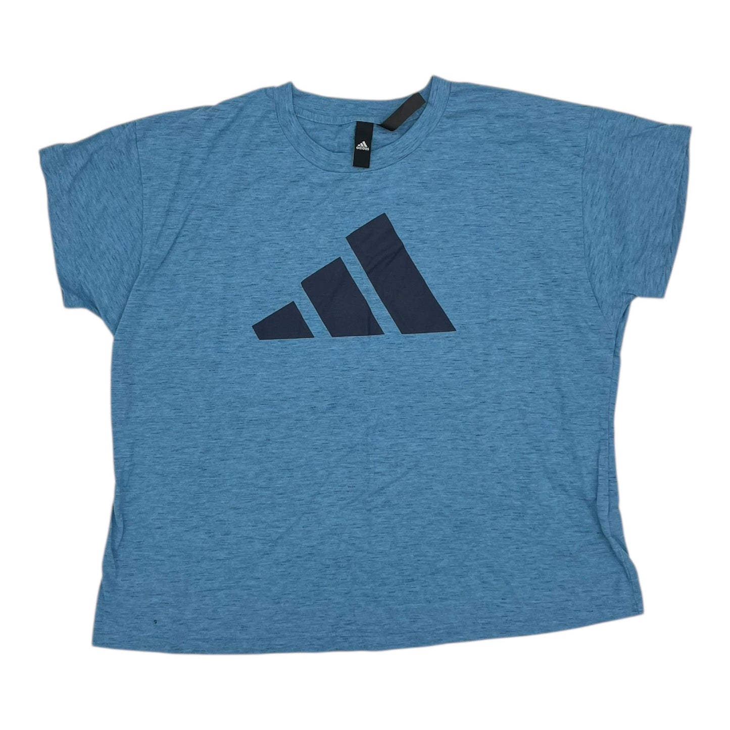 Athletic Top Ss By Adidas In Blue, Size:2X