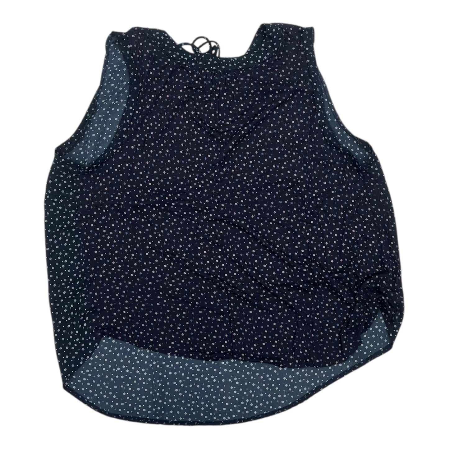 Blouse Sleeveless By Loft In Blue, Size:3X