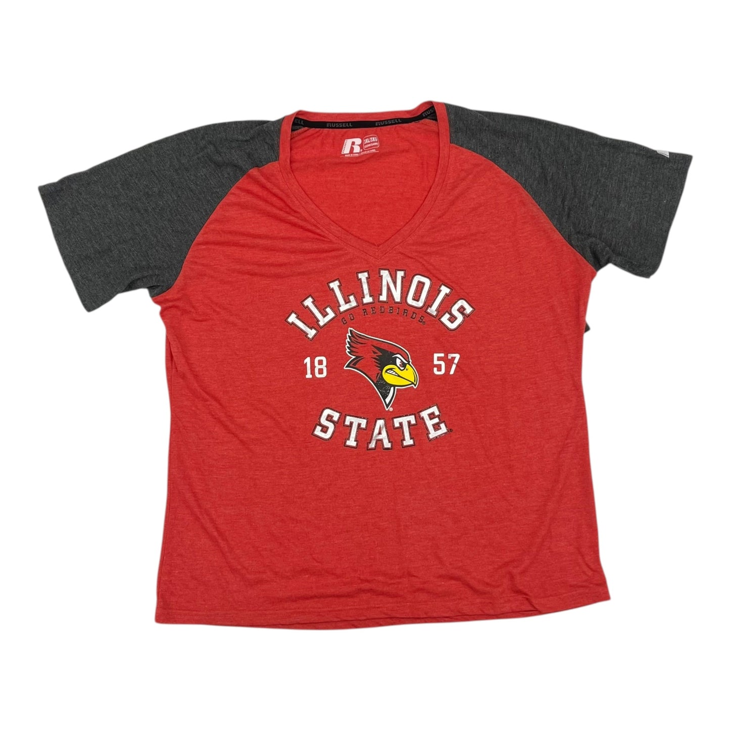 Athletic Top Ss By Russel Athletic In Red, Size:3X