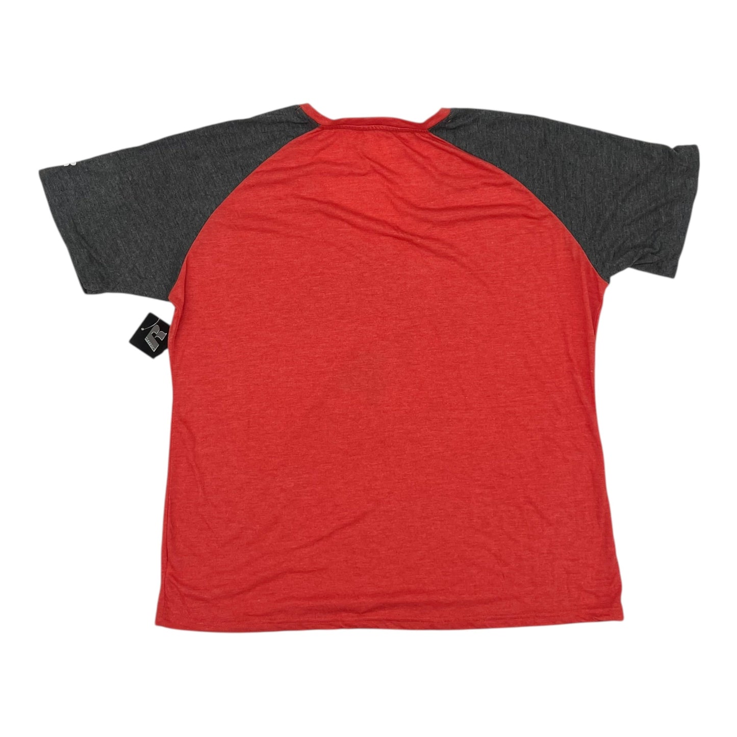 Athletic Top Ss By Russel Athletic In Red, Size:3X
