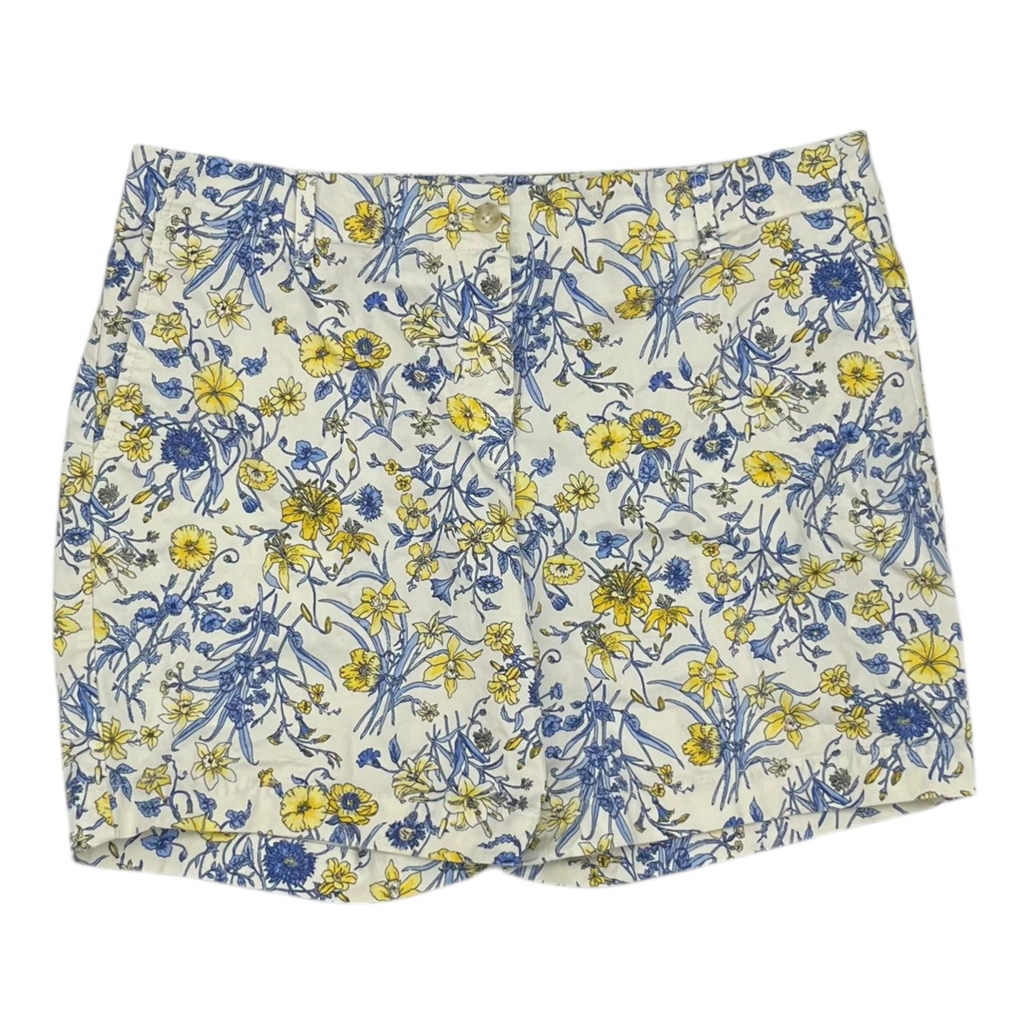 Shorts By Talbots In Blue & Cream, Size:14