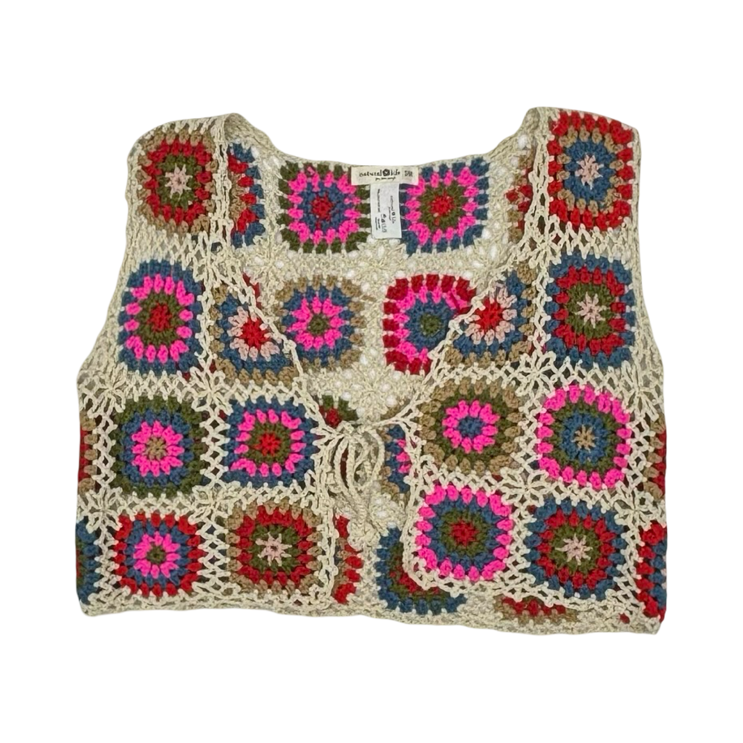 Vest Sweater By Natural Life In Multi, Size:S