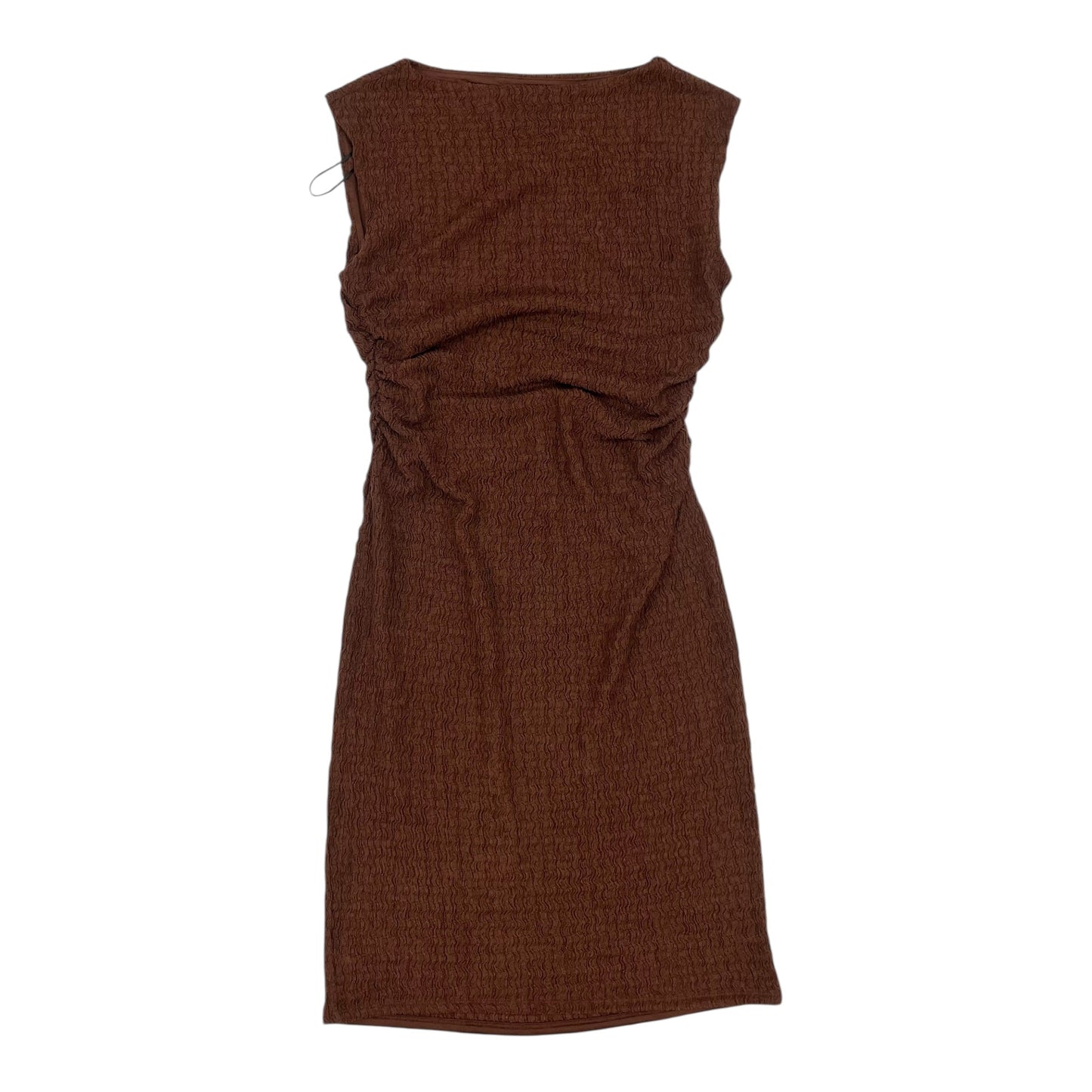 Dress Party Midi By H&M In Brown, Size:Xl