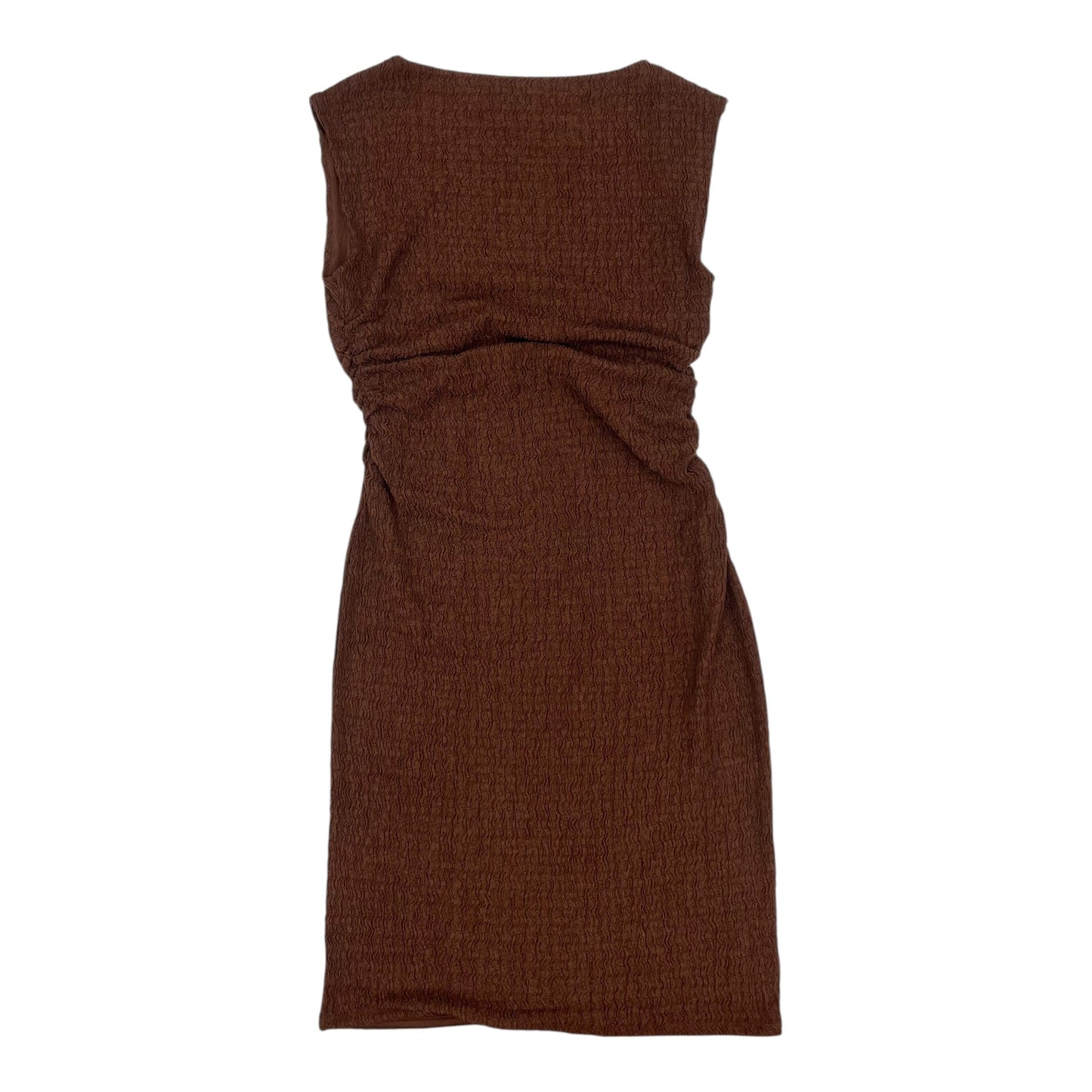 Dress Party Midi By H&M In Brown, Size:Xl