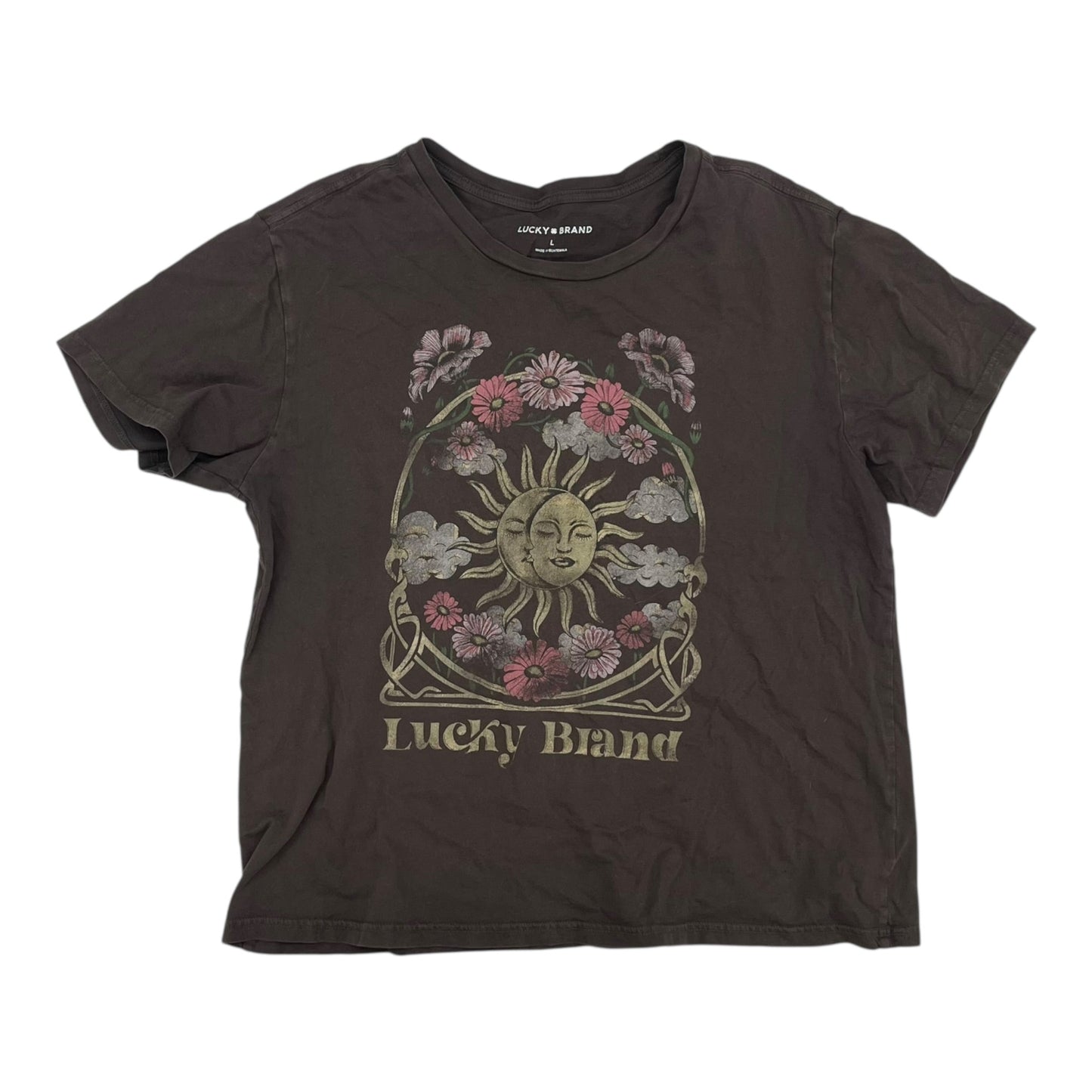 Top Ss By Lucky Brand In Brown, Size:L