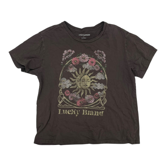 Top Ss By Lucky Brand In Brown, Size:L