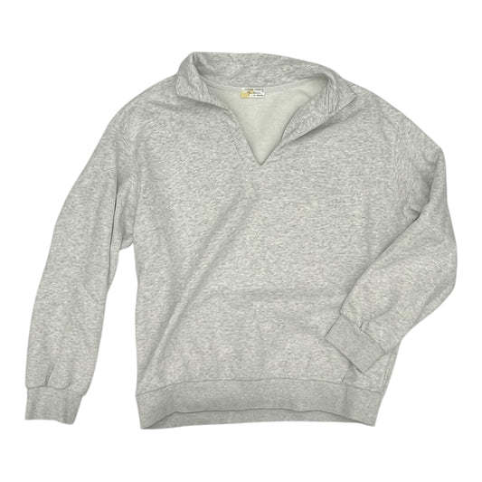 Sweatshirt Collar By Clothes Mentor In Grey, Size:Xl