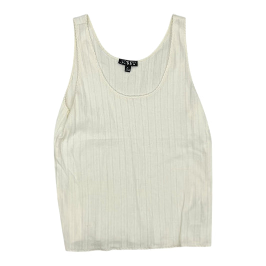 Tank Top By J. Crew In Cream, Size:Xl