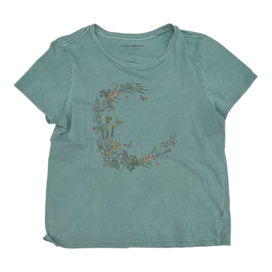 Top Ss By Lucky Brand In Blue, Size:L