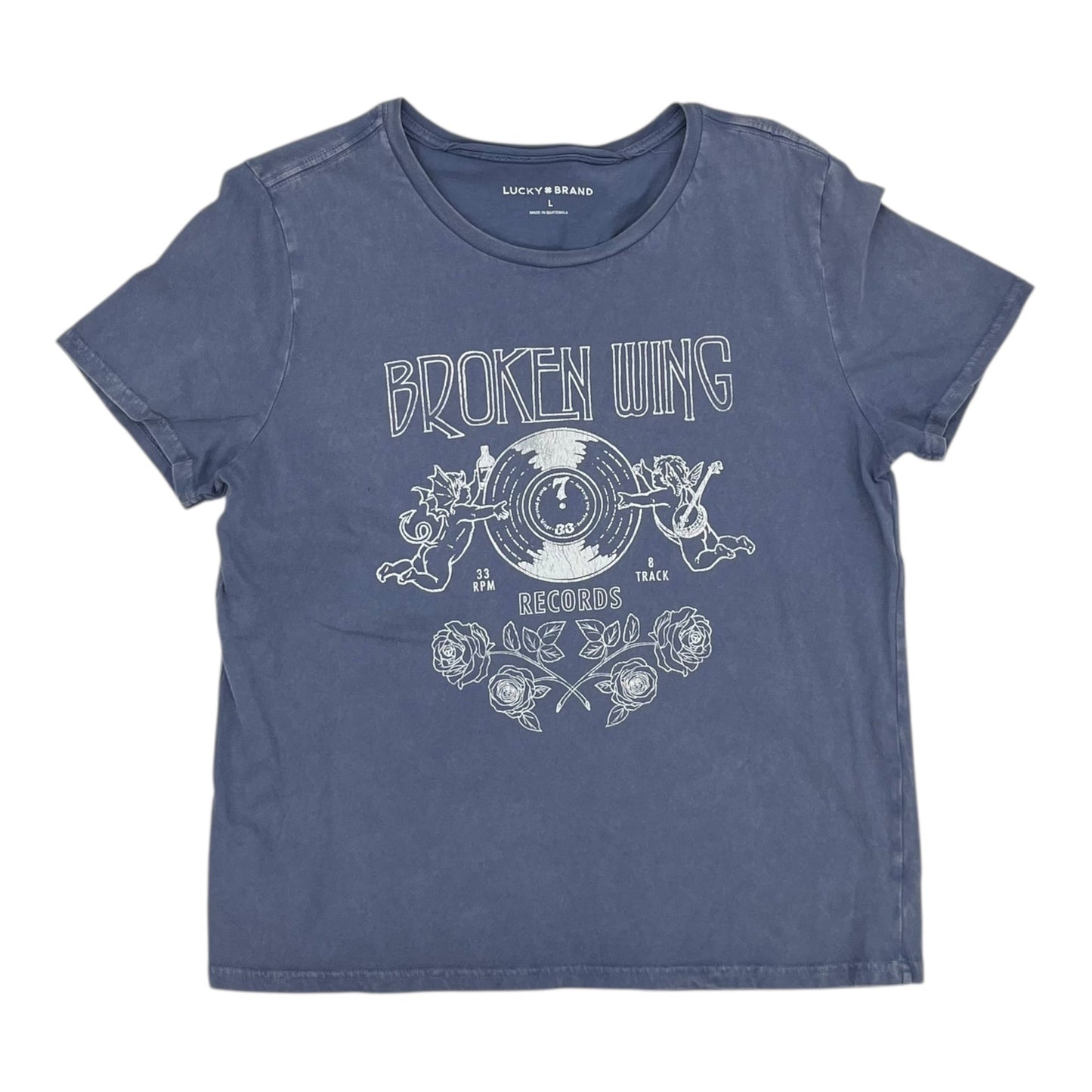 Top Ss By Lucky Brand In Blue, Size:L