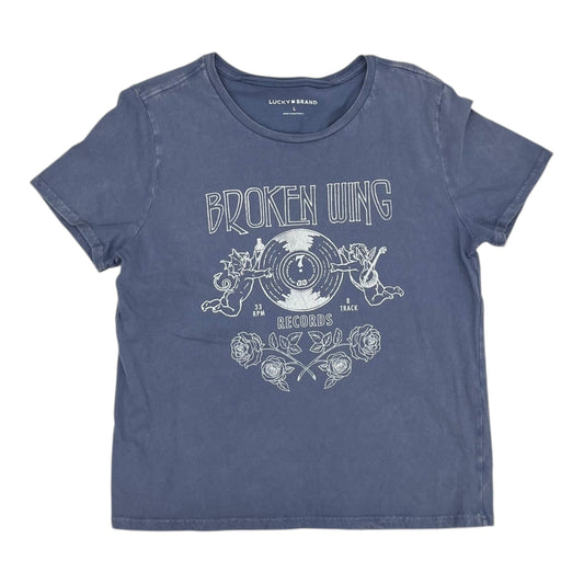 Top Ss By Lucky Brand In Blue, Size:L