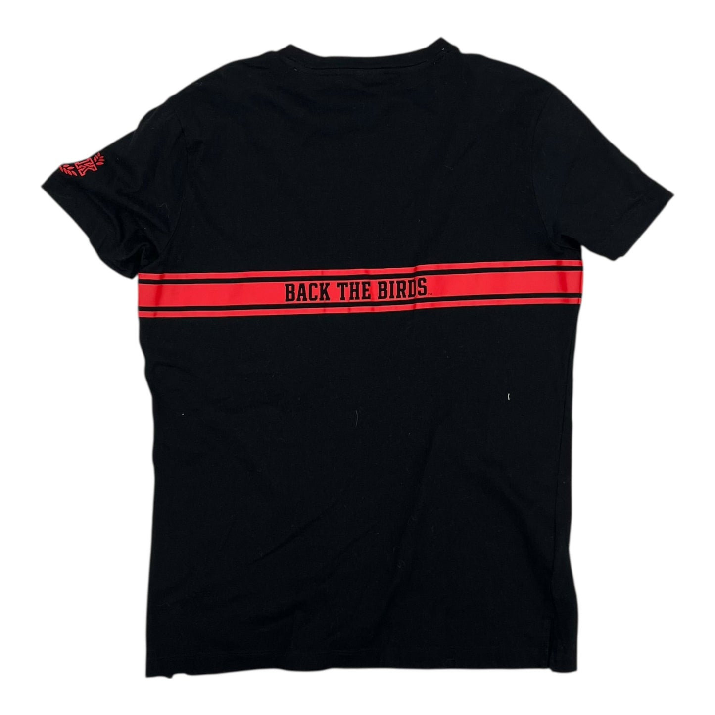 Athletic Top Ss By Pink In Black & Red, Size:S