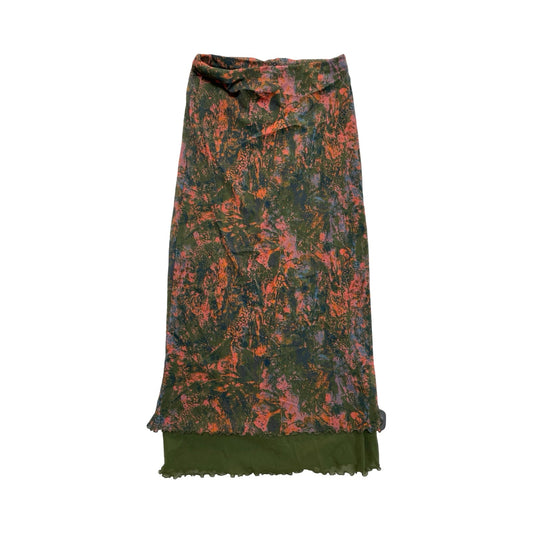 Skirt Midi By Banana Republic In Multi, Size:Xs