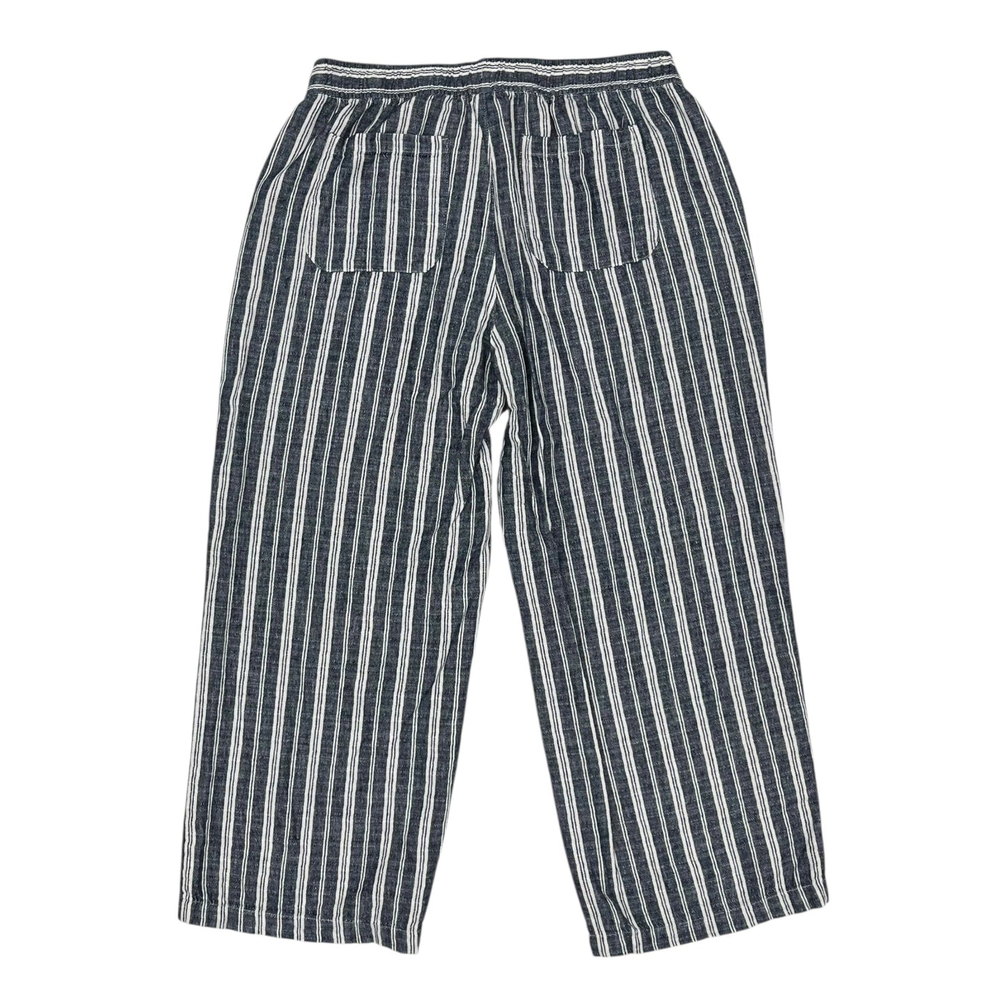 Pants Linen By Old Navy In Blue & White, Size:L