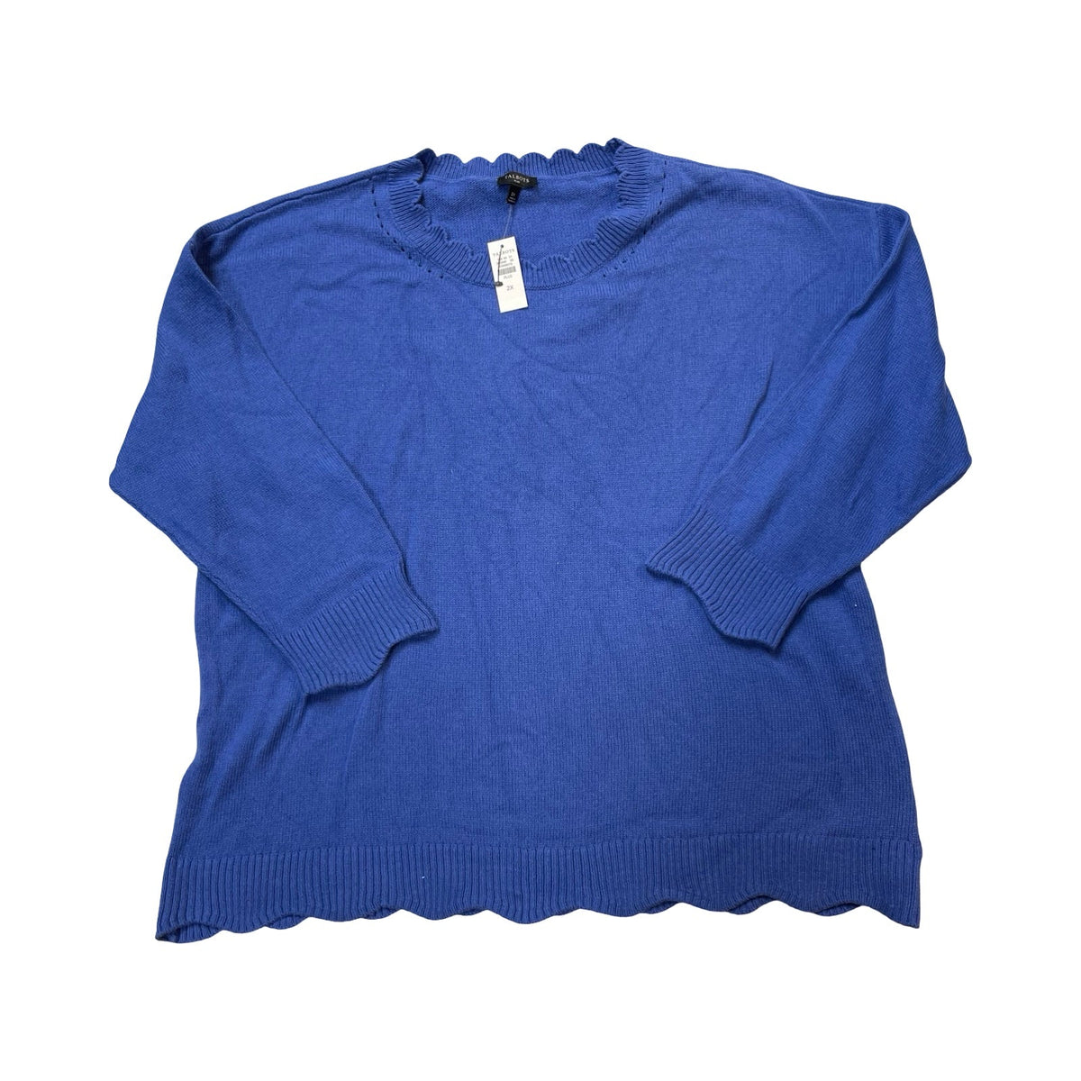 Sweater By Talbots In Blue, Size:2X