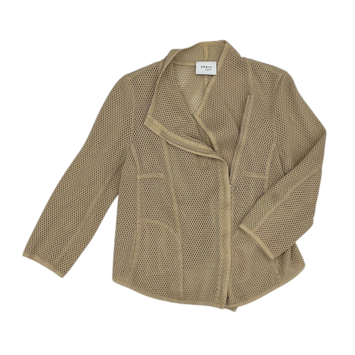 Jacket Other By Akris In Tan, Size:L