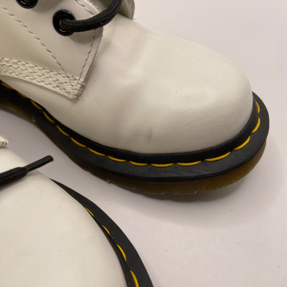 Boots Combat By Dr Martens In White, Size: 6