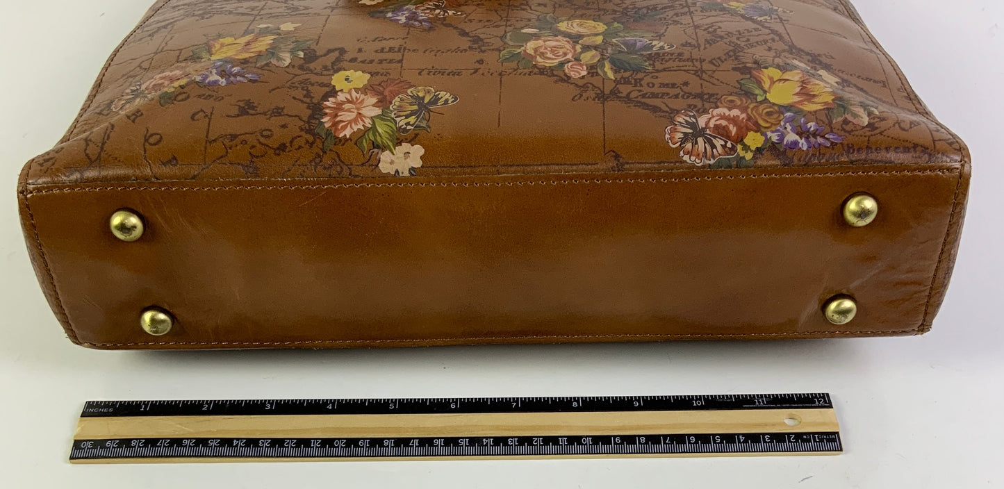 Handbag Designer By Patricia Nash In Brown, Size:Large