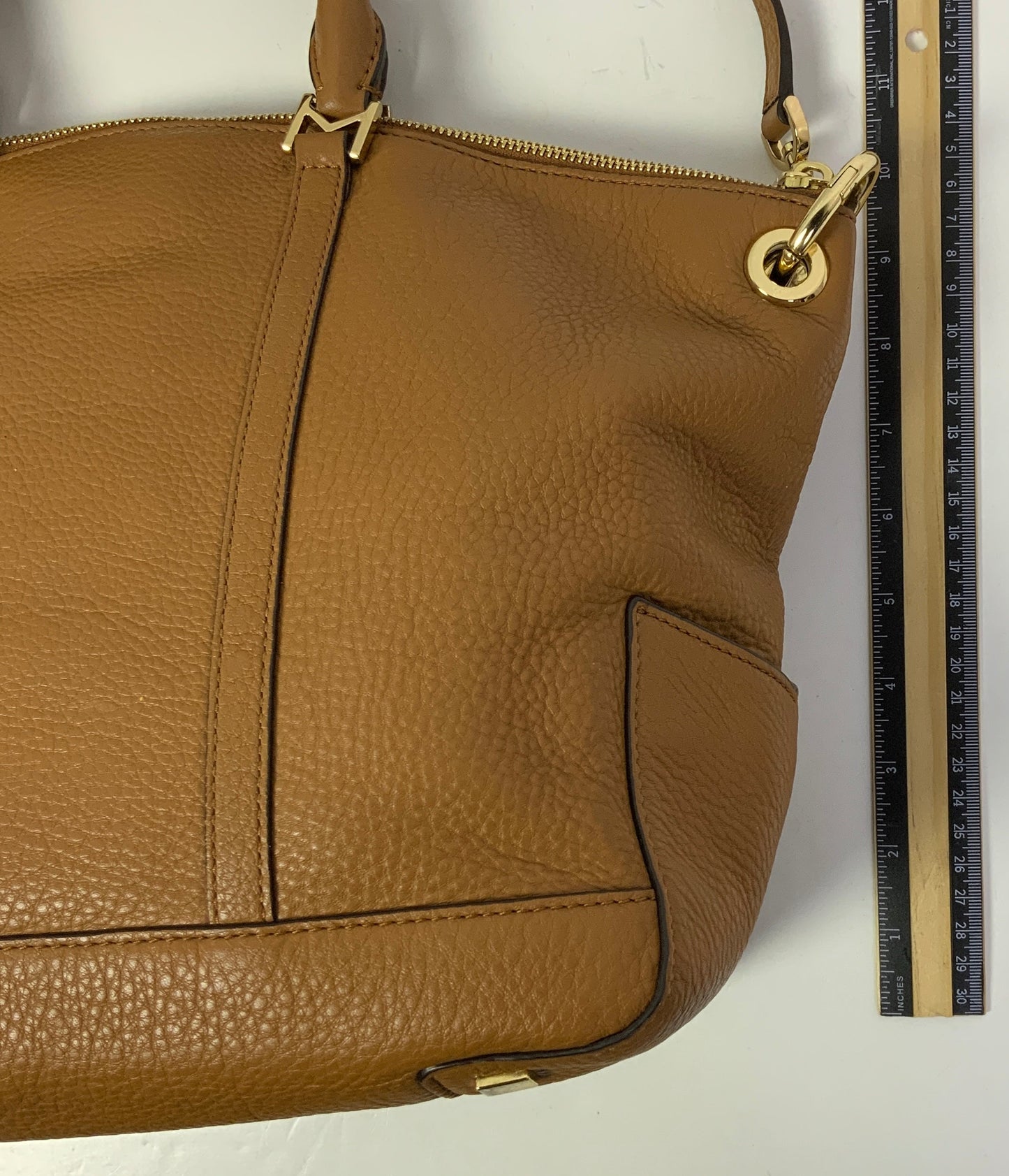 Handbag Designer By Michael Kors In Brown, Size:Medium