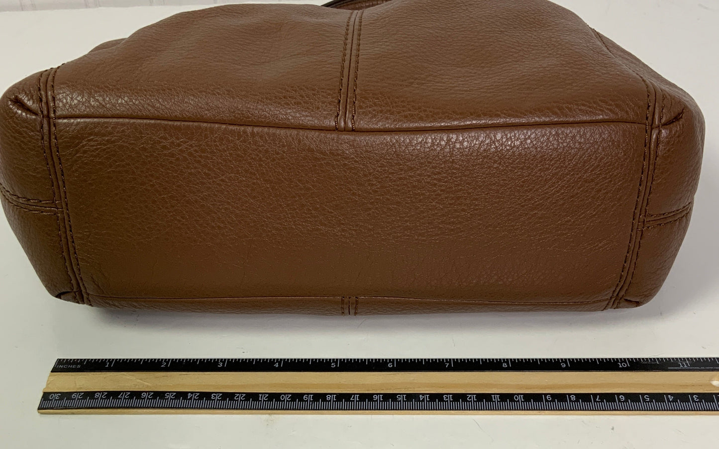 Handbag Designer By Coach In Brown, Size:Small
