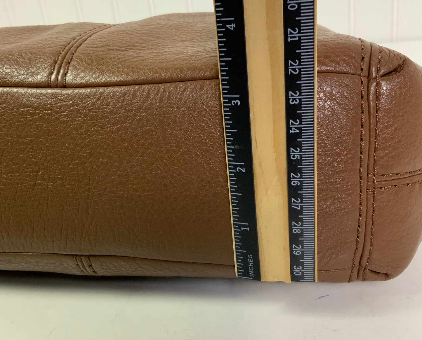 Handbag Designer By Coach In Brown, Size:Small