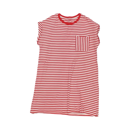 Dress Casual Short By Sonoma In Orange & White, Size:Xxl