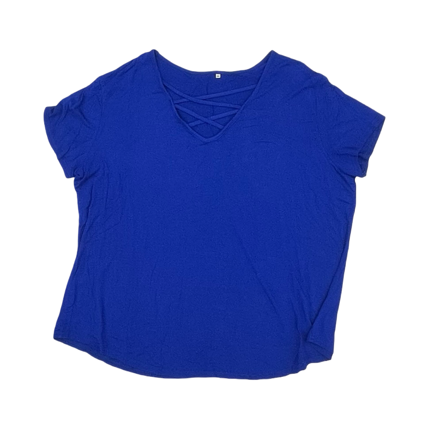 Blouse Ss By Cmf In Blue, Size:3X