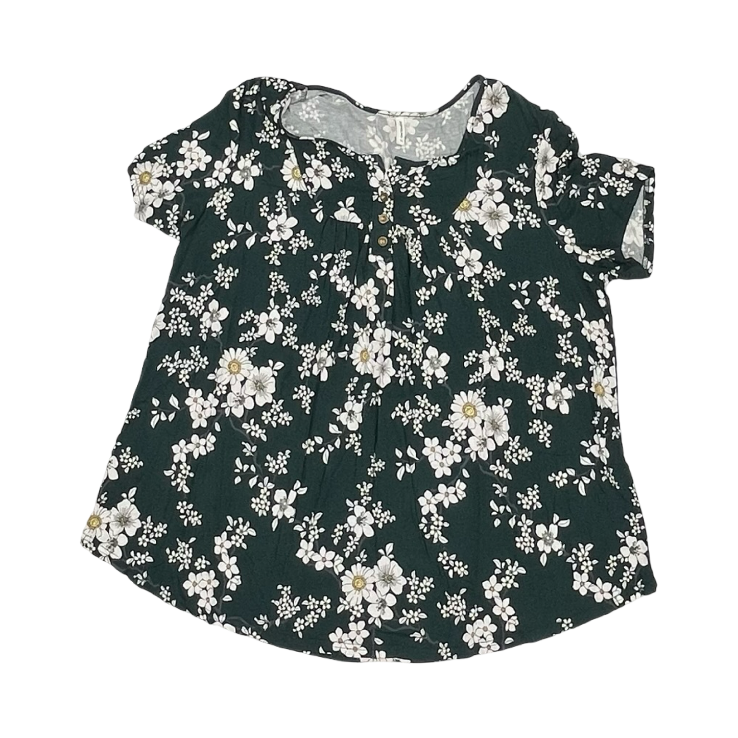 Blouse Ss By Cmf In Floral Print, Size:3X