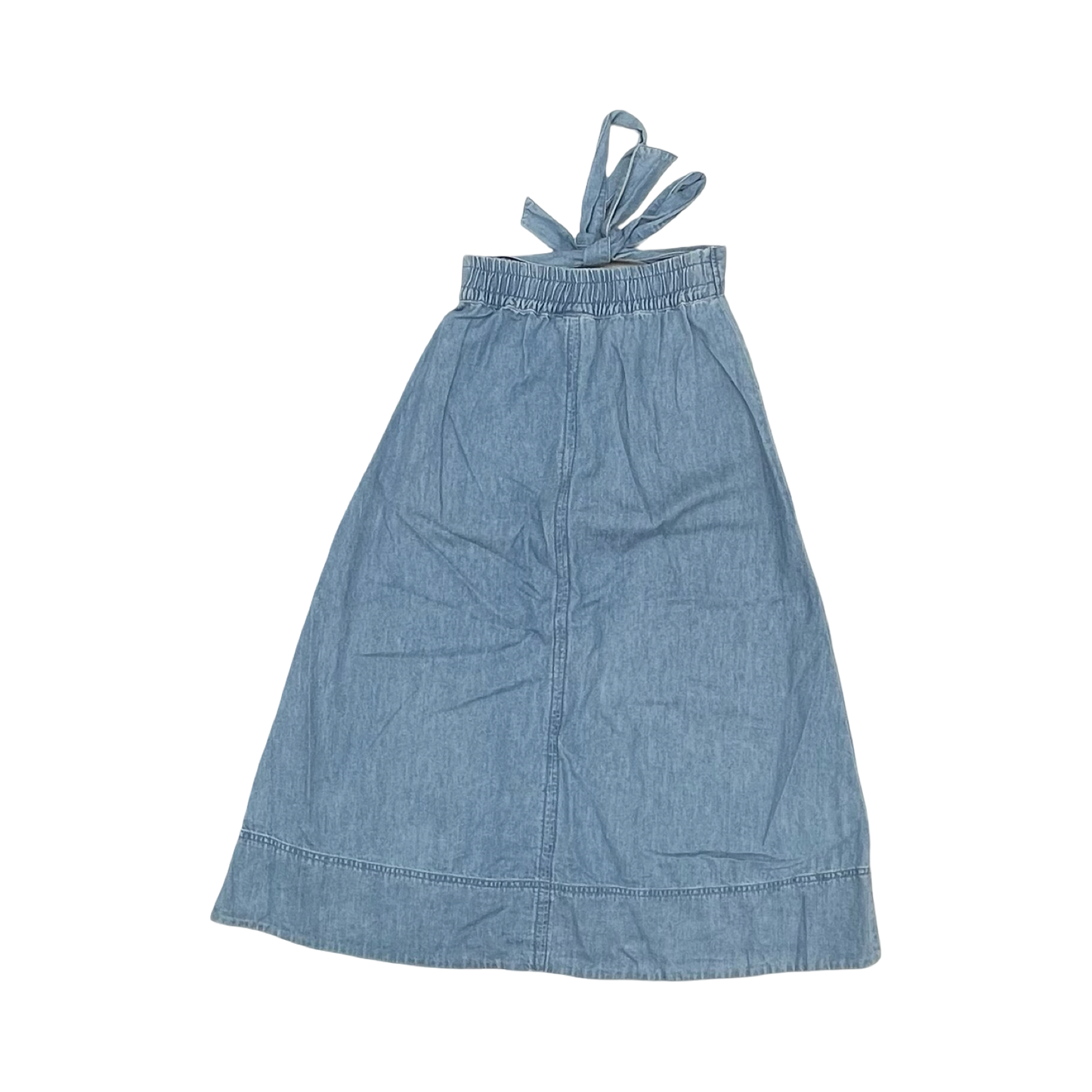 Skirt Midi By Universal Thread In Blue Denim, Size:2