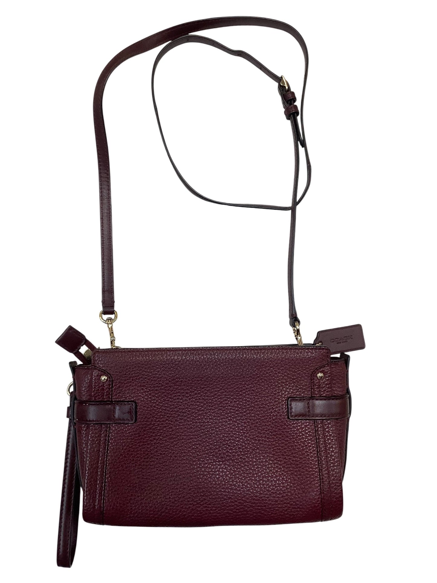 Handbag Designer By Coach In Red, Size:Small