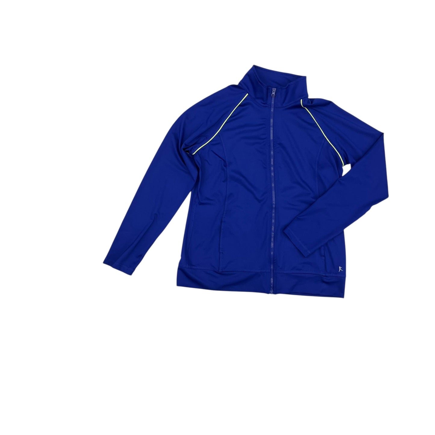Athletic Jacket By Danskin Now In Blue, Size:L