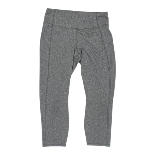 Athletic Leggings Capris By All In Motion In Grey, Size:M