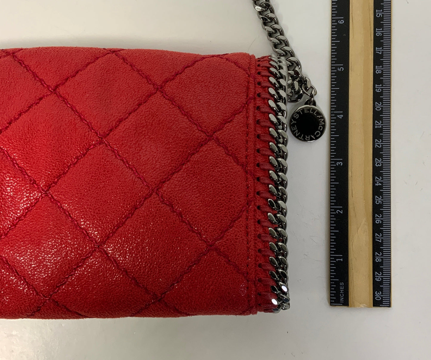 Crossbody Luxury Designer By Stella Mccartney In Red, Size:Small