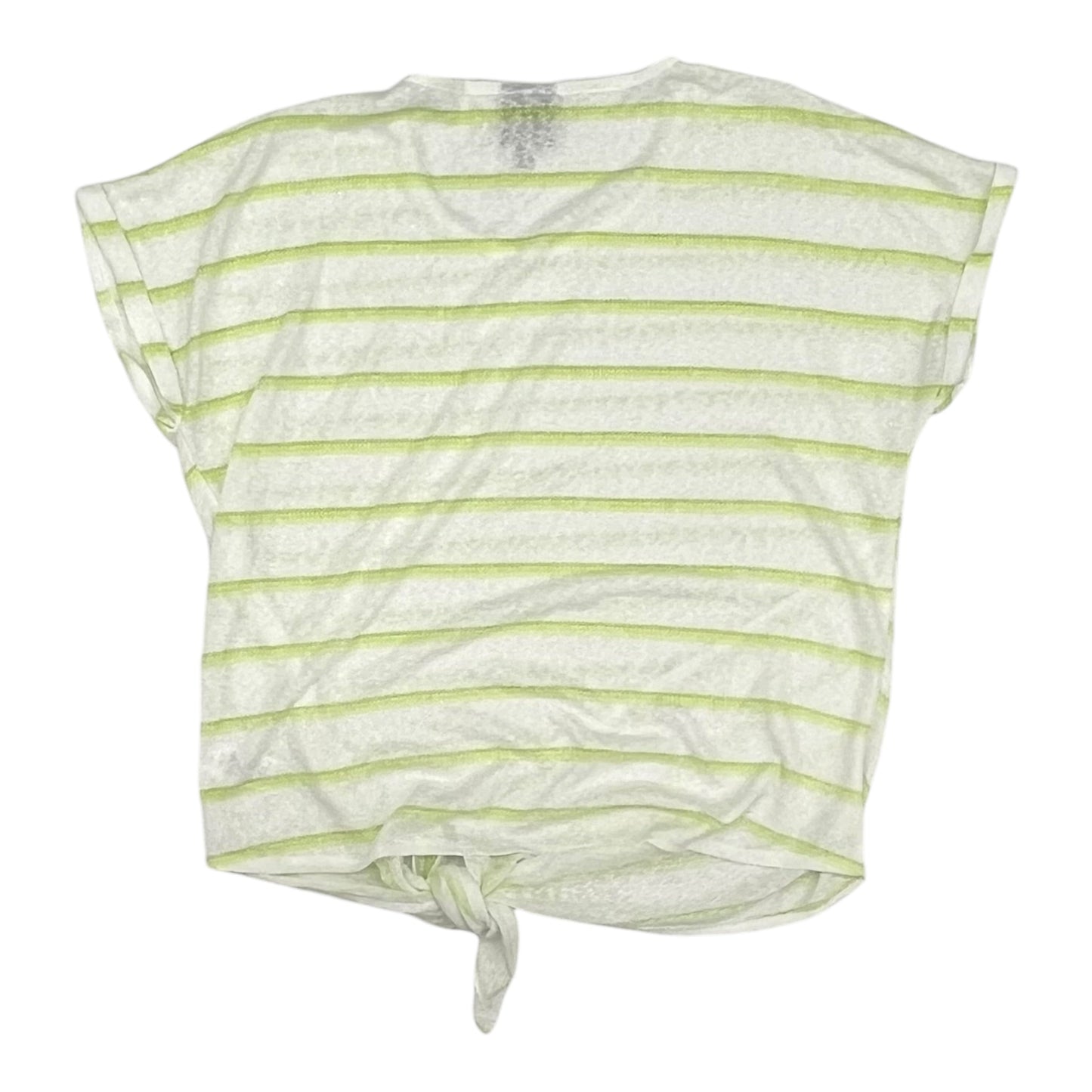 Top Ss By Bobeau In Green & White, Size:M