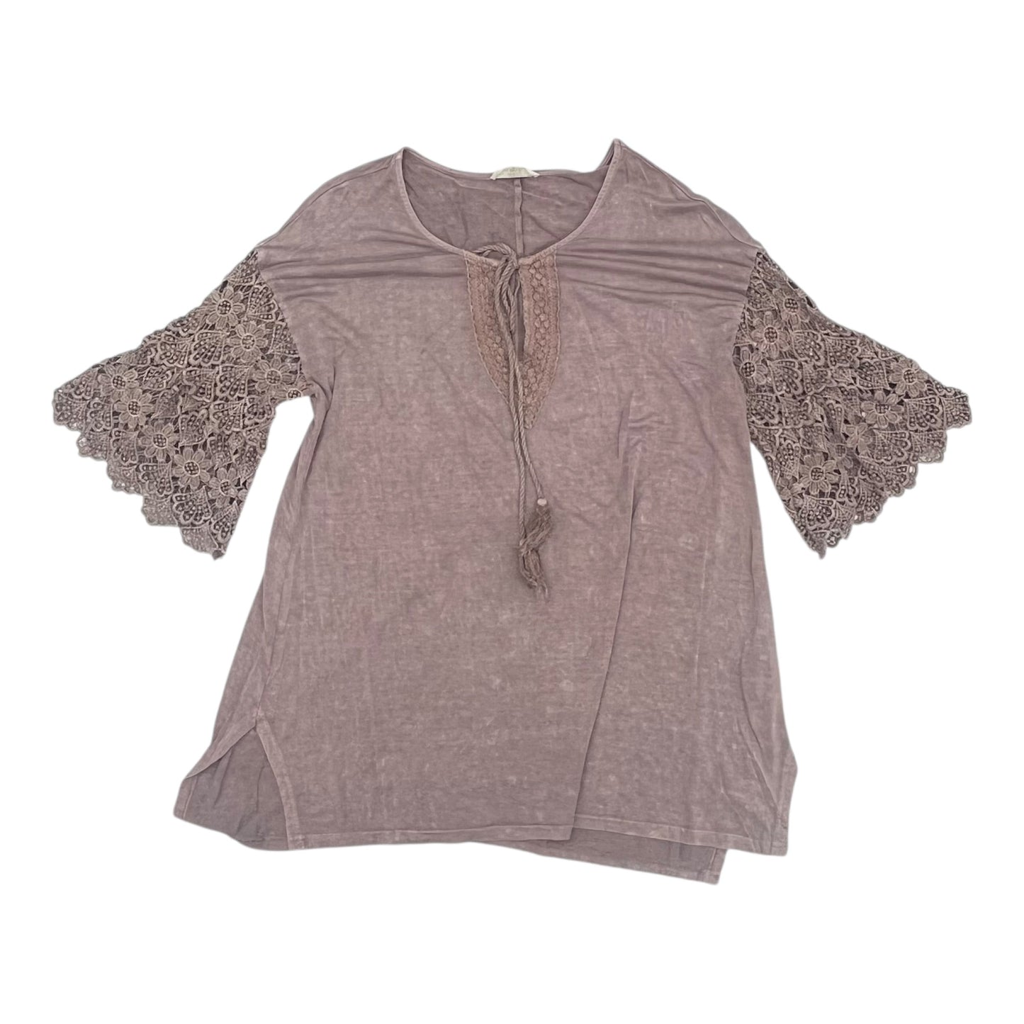 Top Ss By Easel In Mauve, Size:M