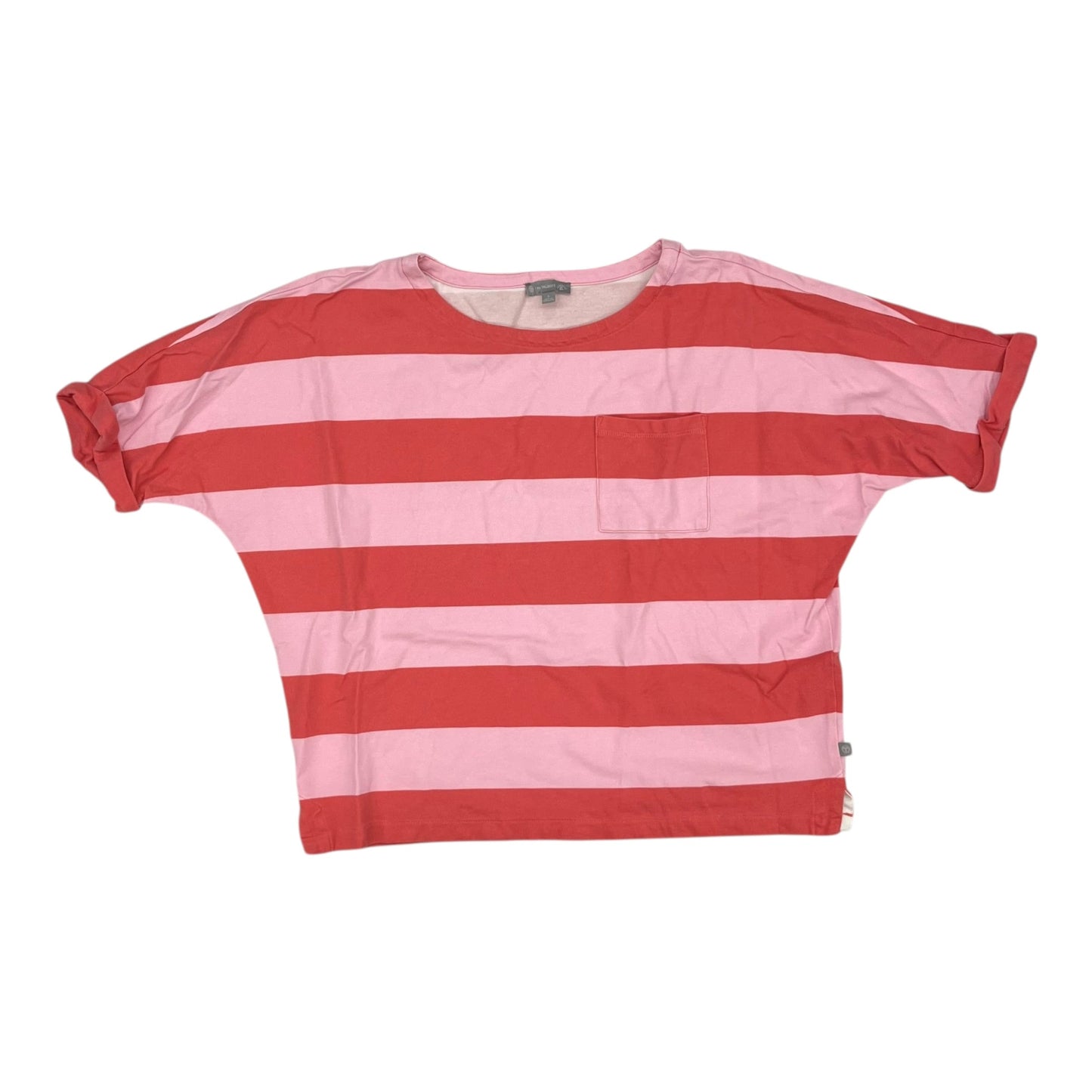 Top Ss By Talbots In Pink & Red, Size:S