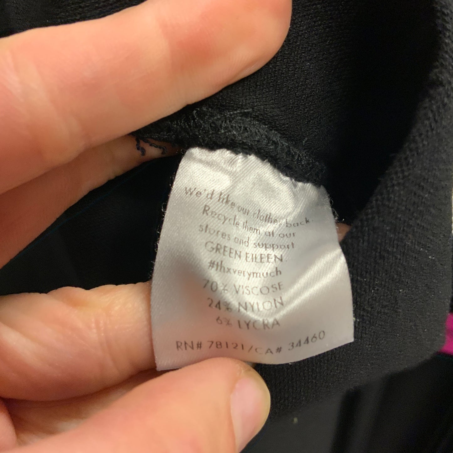 Pants Other By Eileen Fisher In Black, Size: M