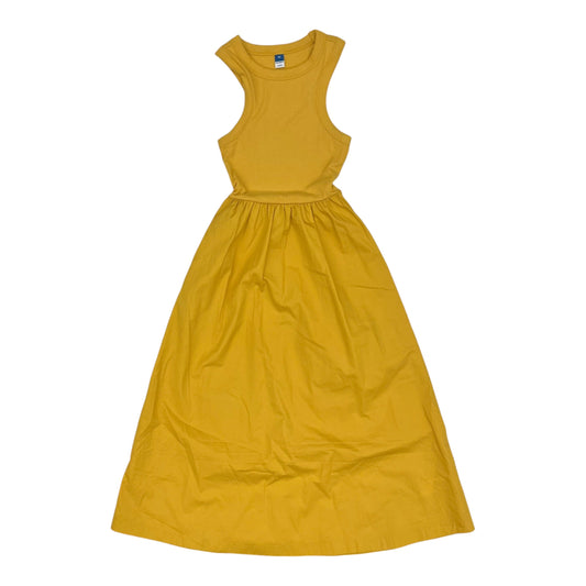 Dress Party Midi By Old Navy In Yellow, Size:Xs