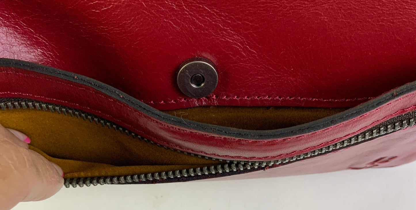 Crossbody Designer By Patricia Nash In Red, Size:Small